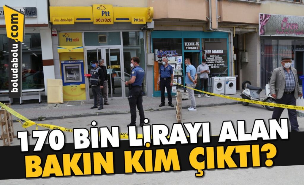 Bolu’da PTT şubesinden hırsızlık yaptığı iddia edilen şüpheli yakalandı