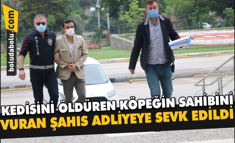 Bolu’da komşular arasındaki “evcil hayvan” kavgasında yakalanan şüpheli adliyede
