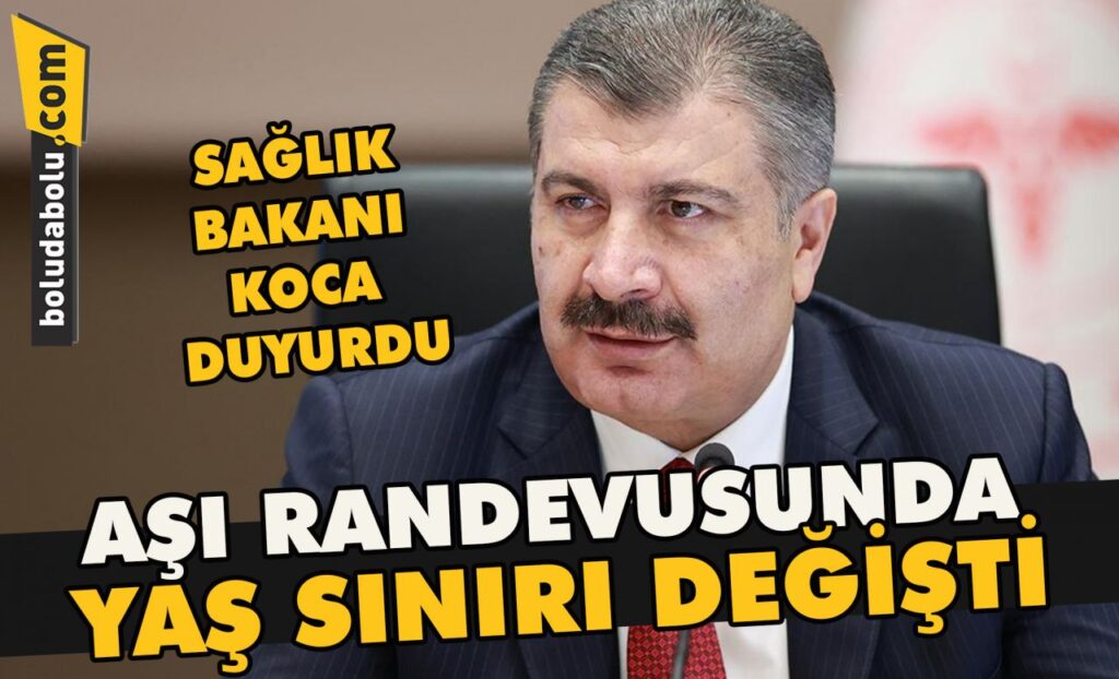 Aşı randevusunda yaş sınırı değişti Aşı randevusunda yaş sınırı değişti