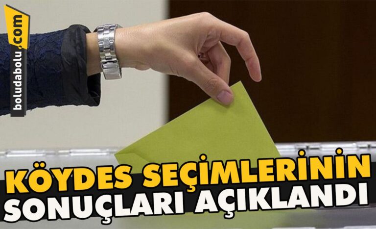 KÖYDES Seçimlerinin sonuçları açıklandı