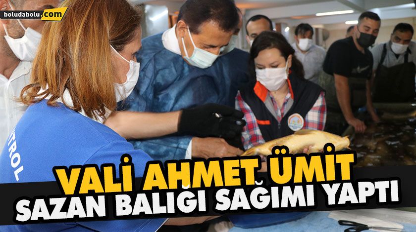VALİ ÜMİT, SAZAN BALIĞI SAĞIMI YAPTI VALİ ÜMİT, SAZAN BALIĞI SAĞIMI YAPTI