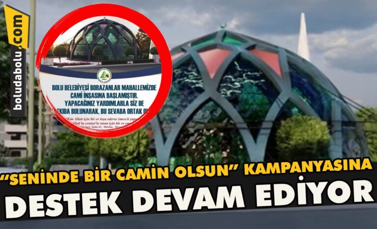 “Seninde bir camin olsun ” kampanyasına destek devam ediyor