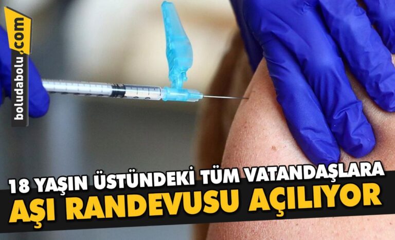 Cuma gününden itibaren 18 yaşın üstündeki tüm vatandaşlara aşı randevusu açılıyor