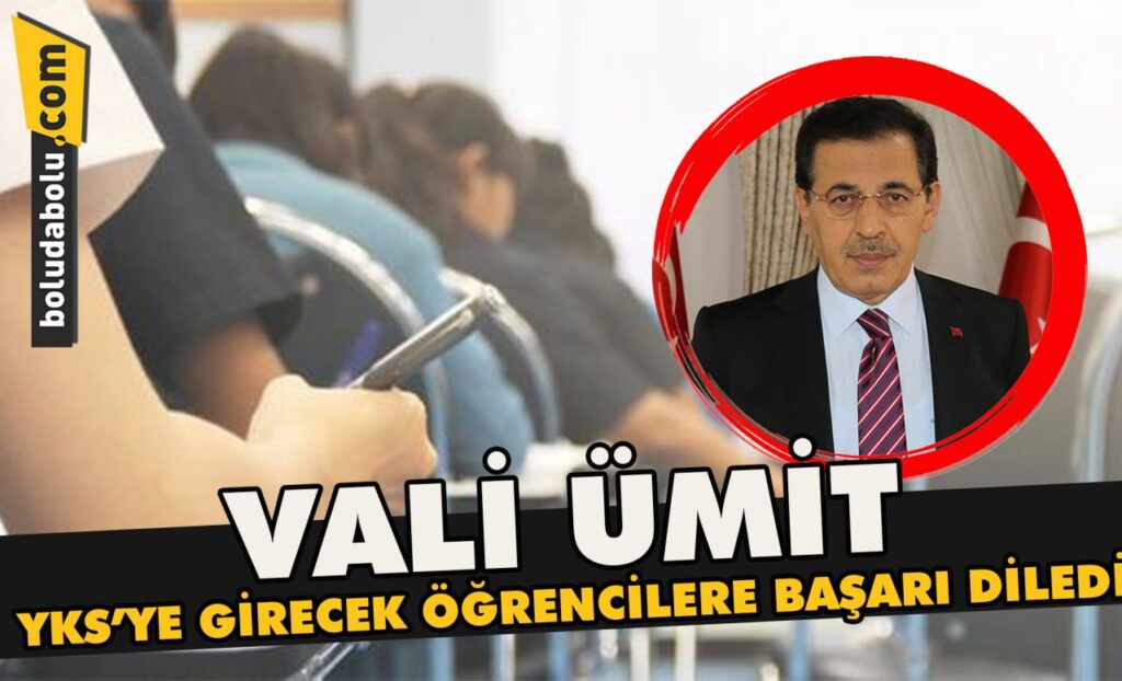 Vali Ümit YKS’ye girecek öğrencilere başarı diledi. Vali Ümit YKS’ye girecek öğrencilere başarı diledi.