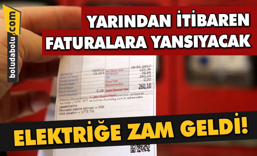 Elektriğe 1 Temmuz’dan itibaren yüzde 15 zam Elektriğe 1 Temmuz’dan itibaren yüzde 15 zam