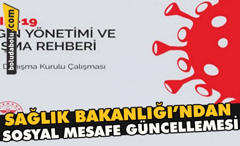 Sağlık Bakanlığı’ndan sosyal mesafe güncellemesi