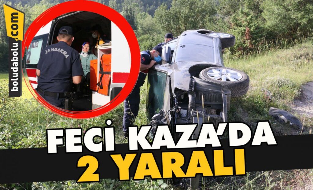 Feci kaza : 2 Yaralı Feci kaza : 2 Yaralı
