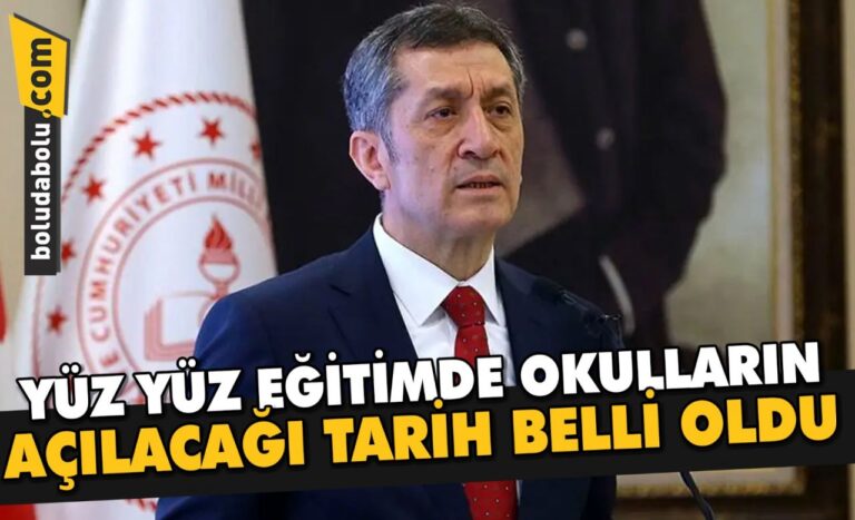 2021-2022 eğitim-öğretim yılı, 6 Eylül’de yüz yüze eğitimle başlayacak