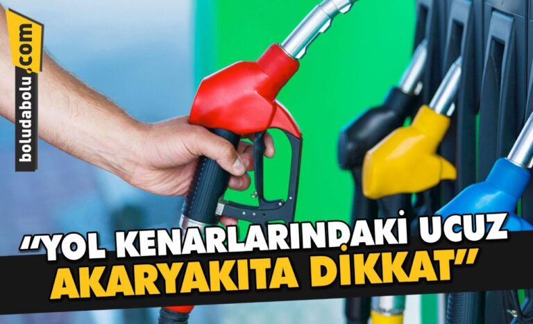 “ARACINIZIN MOTORUNDAN OLMAYIN”