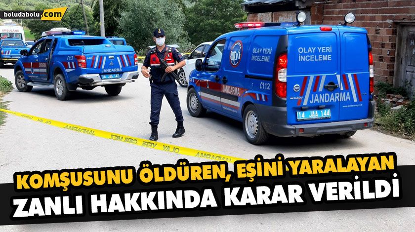 KOMŞUSUNU ÖLDÜREN, EŞİNİ YARALAYAN ZANLI TUTUKLANDI KOMŞUSUNU ÖLDÜREN, EŞİNİ YARALAYAN ZANLI TUTUKLANDI
