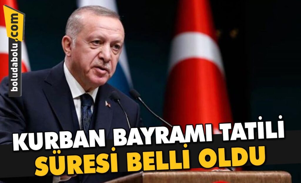 KURBAN BAYRAMI TATİLİ AÇIKLANDI KURBAN BAYRAMI TATİLİ AÇIKLANDI