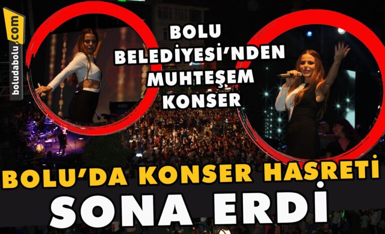 Bolu’da konser hasreti sona erdi
