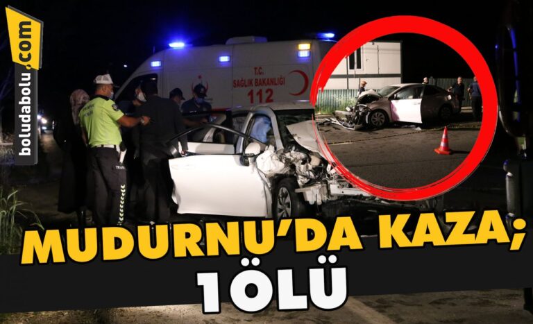 Mudurnu’da kaza; 1 ölü
