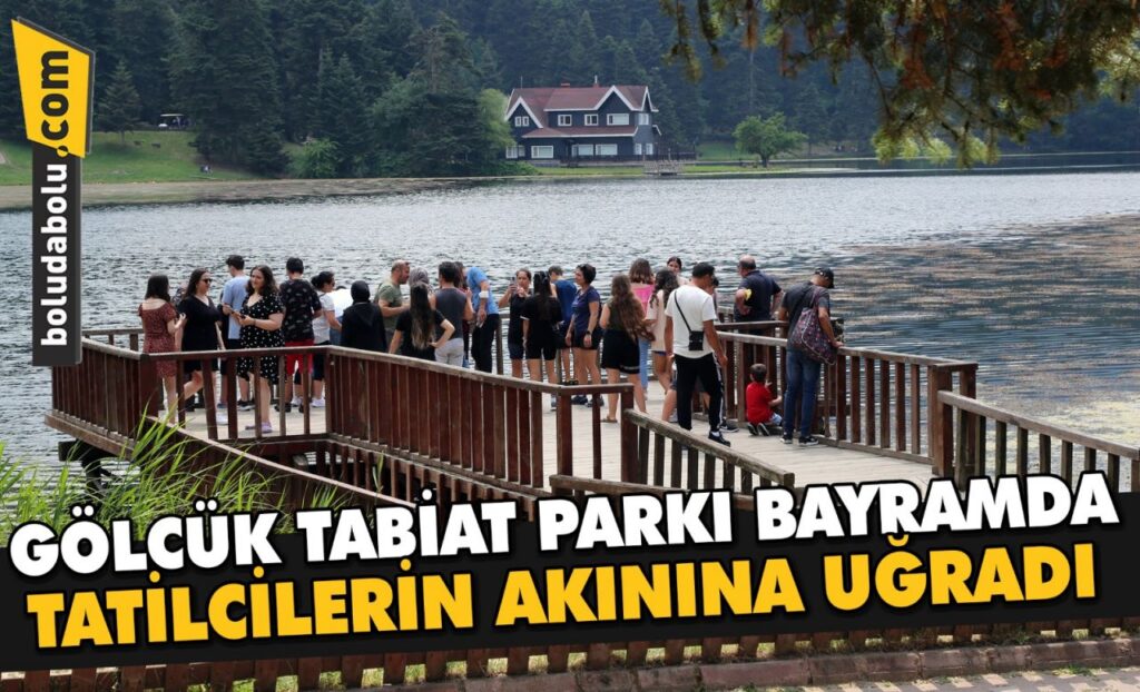 Gölcük Tabiat Parkı bayramda tatilcilerin akınına uğradı Gölcük Tabiat Parkı bayramda tatilcilerin akınına uğradı