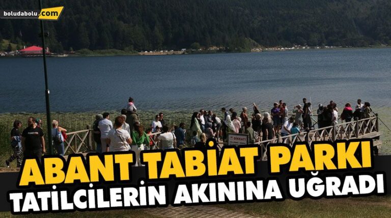 ABANT TABİAT PARKI TATİLCİLERİN AKININA UĞRADI