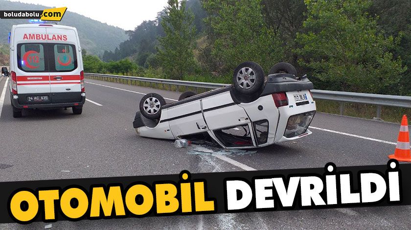 OTOMOBİL DEVRİLDİ: 5 YARALI OTOMOBİL DEVRİLDİ: 5 YARALI
