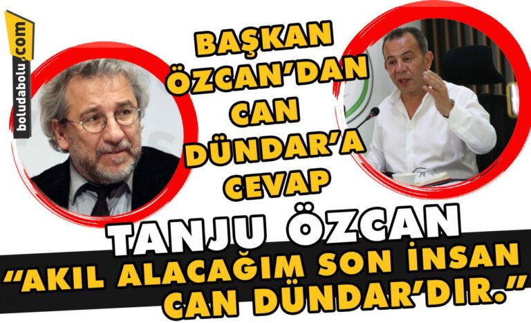 Başkan Özcan’dan , Can Dündar’a sert cevap