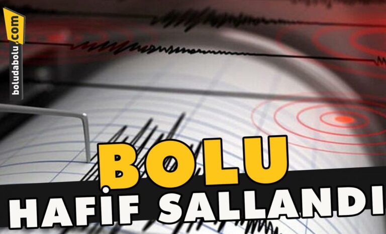 Bolu hafif sallandı