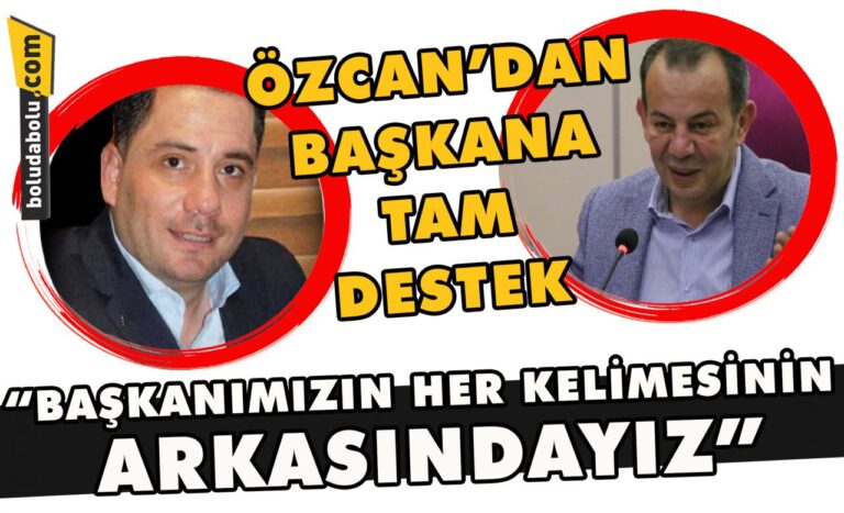 “Başkanımızın her kelimesinin arkasındayız”