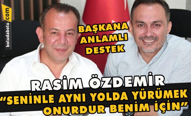 “Seninle aynı yolda yürümek onurdur benim için”