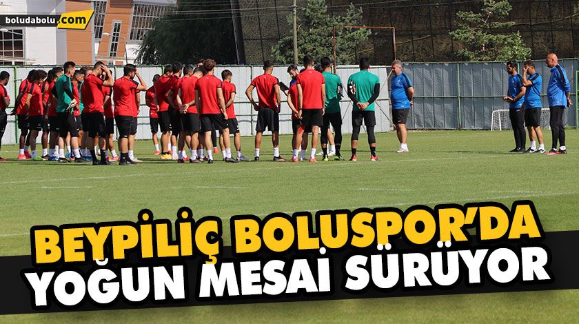 BOLUSPOR’DA YOĞUN MESAİ SÜRÜYOR BOLUSPOR’DA YOĞUN MESAİ SÜRÜYOR