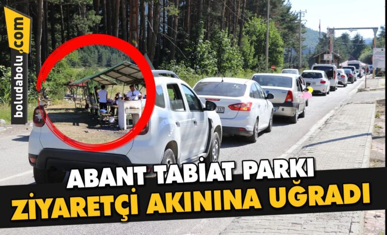 Abant Tabiat Parkı, hafta sonunda ziyaretçi akınına uğradı
