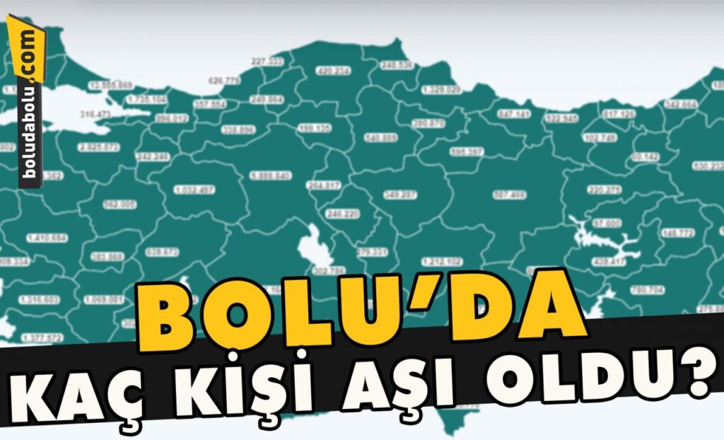 Bolu’da kaç kişi aşı oldu? Bolu’da kaç kişi aşı oldu?