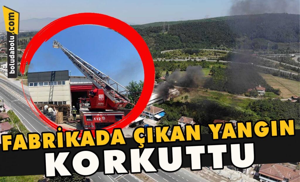 Fabrikada çıkan yangın korkuttu Fabrikada çıkan yangın korkuttu