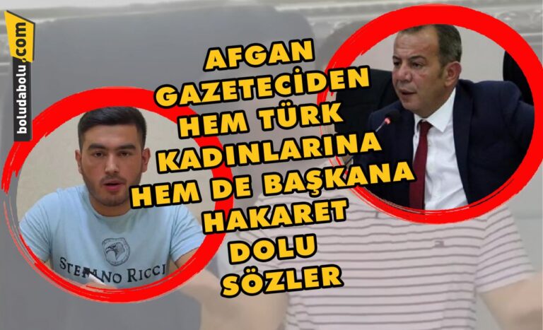 Afgan gazeteciden hakaret dolu sözler