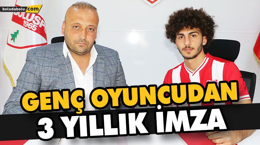 GENÇ OYUNCUDAN 3 YILLIK İMZA GENÇ OYUNCUDAN 3 YILLIK İMZA