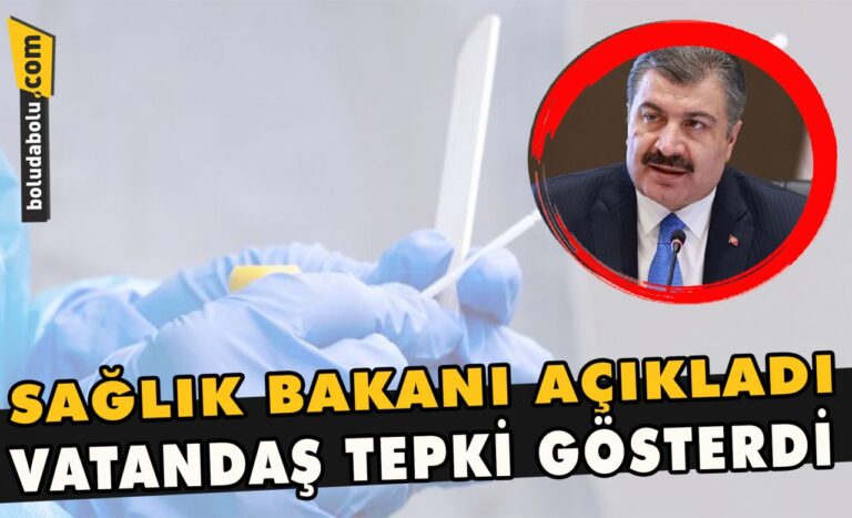 Sağlık Bakanı açıkladı, vatandaş tepki gösterdi
