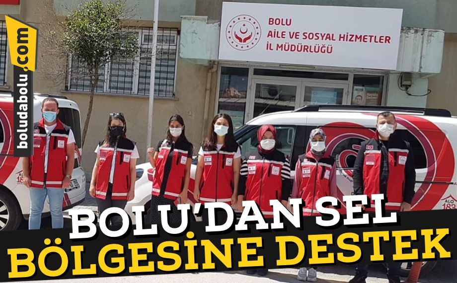 Bolu’dan sel bölgesine destek Bolu’dan sel bölgesine destek