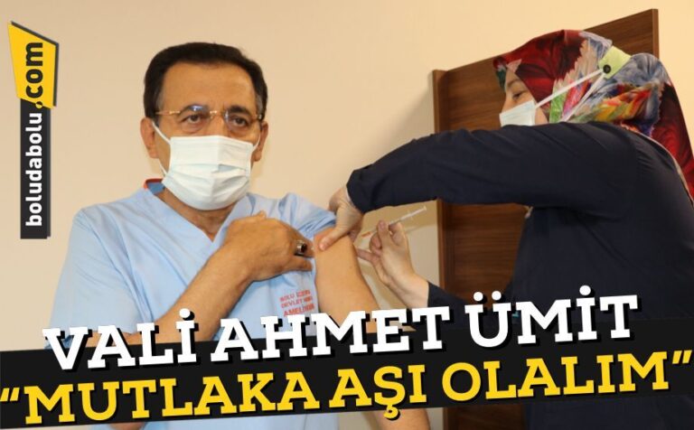 Bolu Valisi Ahmet Ümit aşı olmayanlara çağrıda bulundu