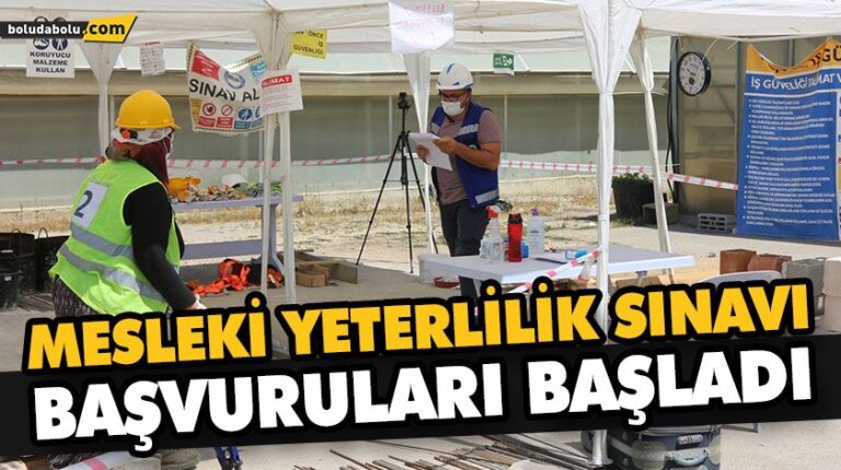 SİZ USTA OLDUĞUNUZU İSPATLAMAYA ÇALIŞMAYIN, MESLEKİ YETERLİLİK BELGENİZ İSPATLASIN