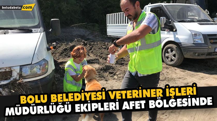 BOLU BELEDİYESİ VETERİNER İŞLERİ MÜDÜRLÜĞÜ EKİPLERİ AFET BÖLGESİNDE BOLU BELEDİYESİ VETERİNER İŞLERİ MÜDÜRLÜĞÜ EKİPLERİ AFET BÖLGESİNDE