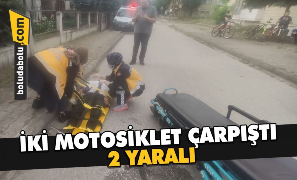 Düzce’de iki motosiklet çarpıştı : 2 yaralı Düzce’de iki motosiklet çarpıştı : 2 yaralı