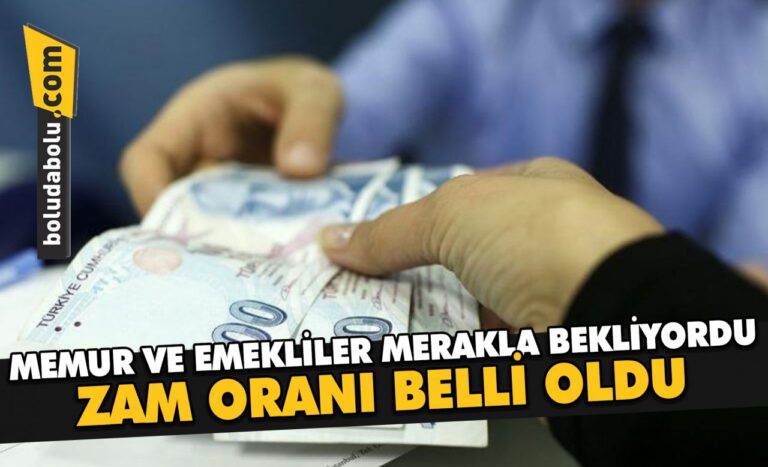 MİLYONLARCA MEMUR VE MEMUR EMEKLİSİ BU HABERİ BEKLİYORDU