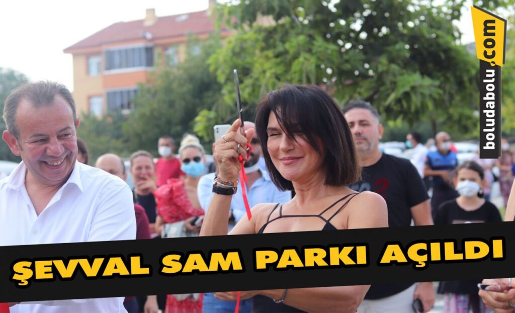 Şevval Sam Parkı açıldı Şevval Sam Parkı açıldı