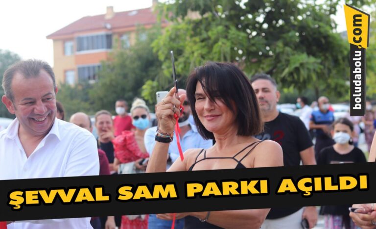 Şevval Sam Parkı açıldı