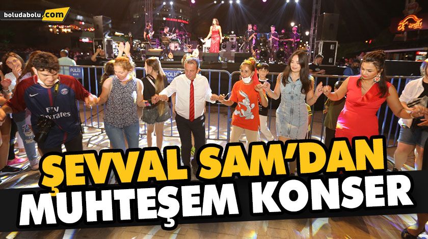 ŞEVVAL SAM’DAN MUHTEŞEM KONSER ŞEVVAL SAM’DAN MUHTEŞEM KONSER