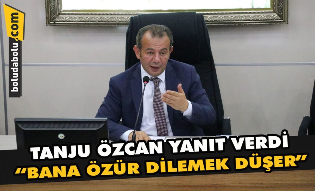 Tanju Özcan özür diledi Tanju Özcan özür diledi