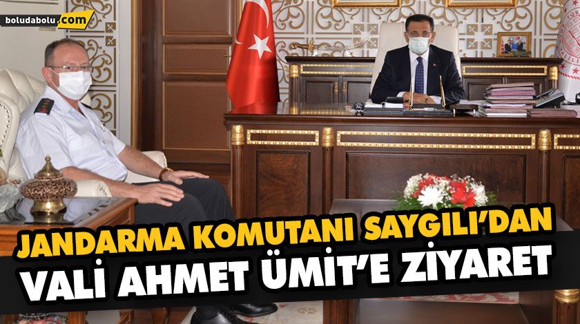 JANDARMA KOMUTANI SAYGILI’DAN VALİ ÜMİT’E ZİYARET JANDARMA KOMUTANI SAYGILI’DAN VALİ ÜMİT’E ZİYARET