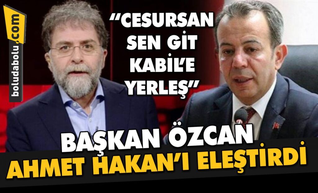 BAŞKAN ÖZCAN, AHMET HAKAN’I ELEŞTİRDİ BAŞKAN ÖZCAN, AHMET HAKAN’I ELEŞTİRDİ