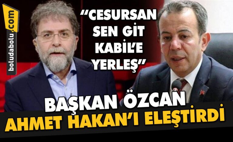 BAŞKAN ÖZCAN, AHMET HAKAN’I ELEŞTİRDİ