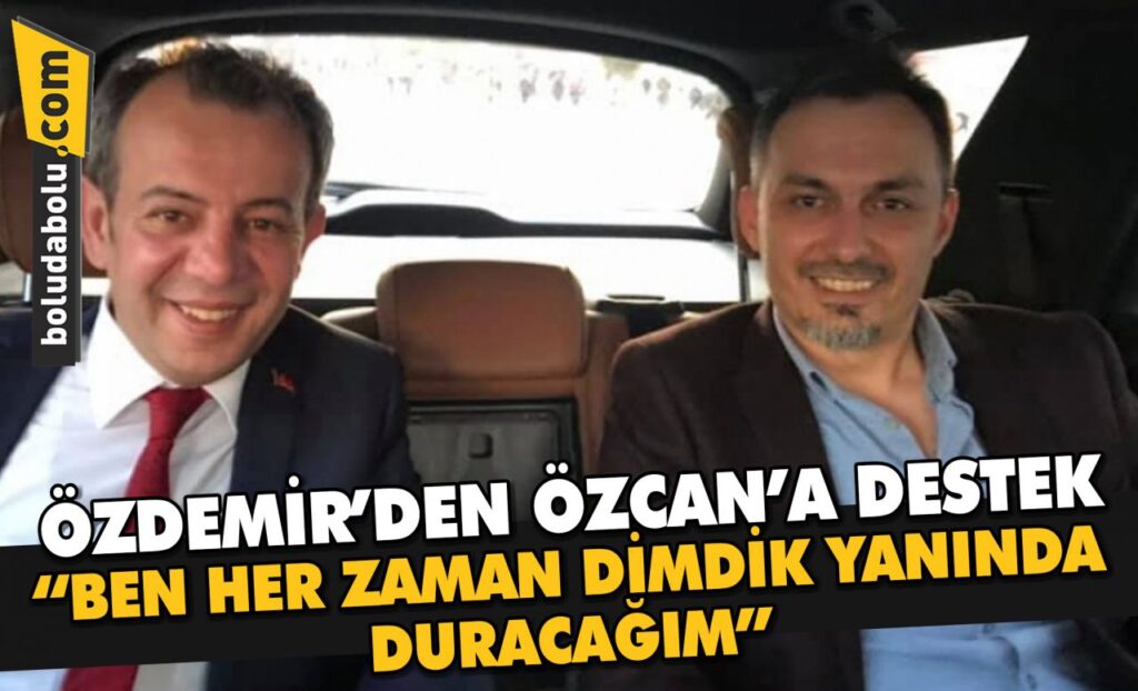 ÖZDEMİR’DEN BAŞKAN ÖZCAN’A DESTEK ÖZDEMİR’DEN BAŞKAN ÖZCAN’A DESTEK