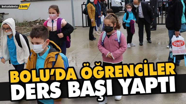 BOLU’DA ÖĞRENCİLER DERS BAŞI YAPTI