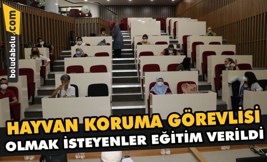 Bolu’da hayvan koruma görevlisi olmak isteyenlere eğitim verildi Bolu’da hayvan koruma görevlisi olmak isteyenlere eğitim verildi
