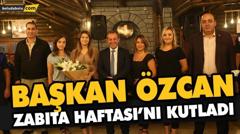 BAŞKAN ÖZCAN ZABITA HAFTASI’NI KUTLADI