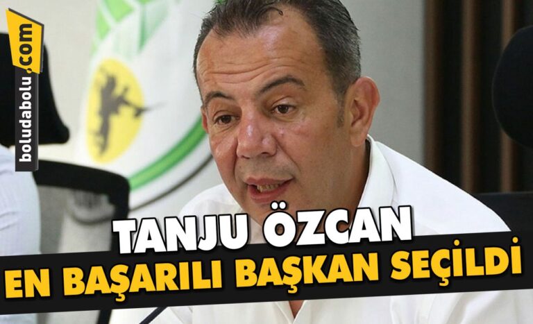 TANJU ÖZCAN EN BAŞARILI BAŞKAN SEÇİLDİ