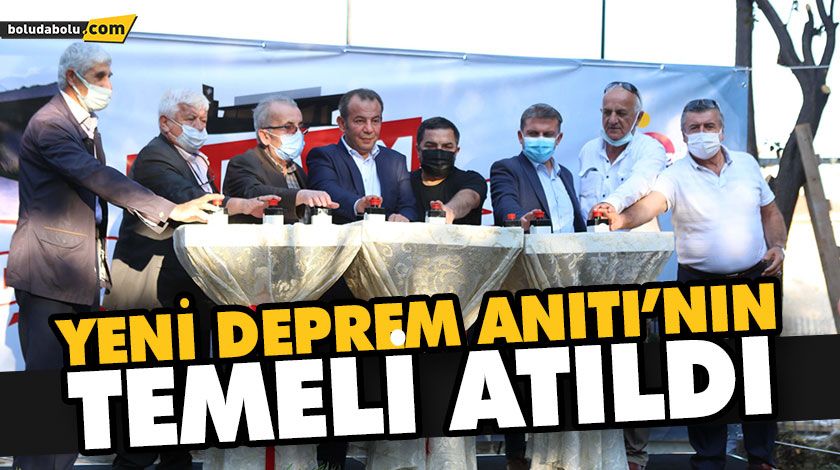 YENİ DEPREM ANITI’NIN TEMELİ ATILDI YENİ DEPREM ANITI’NIN TEMELİ ATILDI